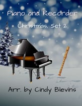 Piano and Recorder, Christmas, Set 2 P.O.D cover